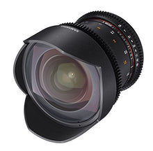 Load image into Gallery viewer, Samyang 14 mm T3.1 VDSLR II Manual Focus Video Lens for Canon DSLR Camera
