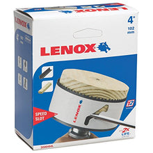 Load image into Gallery viewer, LENOX Tools Bi-Metal Speed Slot Hole Saw with T3 Technology, 4&quot;
