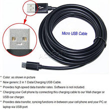 Load image into Gallery viewer, Micro USB Data Sync Charging Copper Cable 9ft/3m Cable for Samsung HTC Motorola Nokia Huawei LG Android and More Smart Phone
