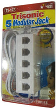 Load image into Gallery viewer, Trisonic 5 Outlet Modular Jack-TS-107  Off White
