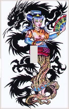 Load image into Gallery viewer, Asian Dragon Lady Switchplate - Switch Plate Cover
