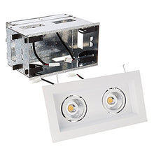 Load image into Gallery viewer, WAC Lighting MT-3LD211R-F927-WT Mini Multiple LED Two Remodel Housing with Trim and Light Engine 2700K Flood White, 25 Beam Angle
