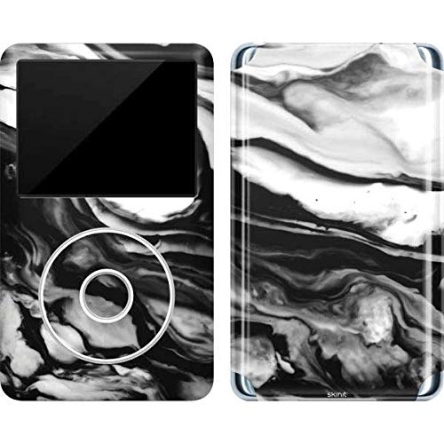 Skinit Decal MP3 Player Skin Compatible with iPod Classic (6th Gen) 80GB - Officially Licensed Originally Designed Black and White Marble Ink Design