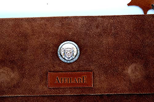 Affilare Genuine Leather Laptop Sleeve with Concho