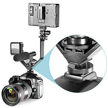 Load image into Gallery viewer, Neewer Aluminium Alloy 6.5&quot;/16.4cm V-Shape Triple 3 Universal Cold Shoe Mount Bracket for Nikon Canon Sony DSLR Camera or Camcorder Accessory Such as LED Video Light,Microphone,Monitor,Flash

