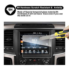 Load image into Gallery viewer, 2013-2018 Dodge Ram 1500 2500 3500 Uconnect Touch Screen Car Display Navigation Screen Protector, RUIYA HD Clear Tempered Glass Car in-Dash Screen Protective Film (2PCS 8.4 in PET Protector)
