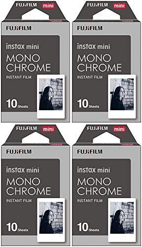 Fujifilm Mini Monochrome Film, 10 Exposures (4 Boxes)