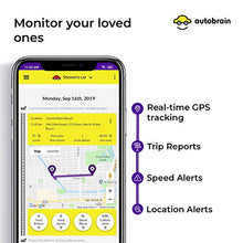 Load image into Gallery viewer, autobrain OBD Real-Time GPS Tracker for Vehicles | Auto Health Diagnostics | Parking Locator &amp; Car Finder Tracker | Teen &amp; Senior Driver Monitoring | 24/7 Emergency Assistance (1 Month of Service)

