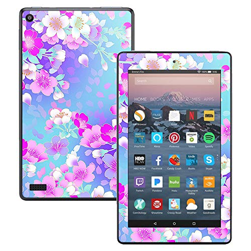 MightySkins Skin Compatible with Amazon Kindle Fire 7 (2017) - in Bloom | Protective, Durable, and Unique Vinyl Decal wrap Cover | Easy to Apply, Remove, and Change Styles | Made in The USA