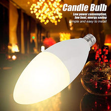 Load image into Gallery viewer, 6Pcs Candle Bulb, E12 LED Candelabra Decoration Light 5W Warm White Lamp
