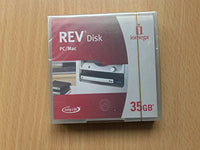 Iomega 70GB REV Media. REV 70GB DISK CARTRIDGE REMMED. 70GB (Native) / 140GB (Compressed) - PC by Iomega
