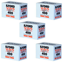 Load image into Gallery viewer, Ritz Camera Pack of 5 Ilford XP-2 Super 400 135-36 Black &amp; White Film
