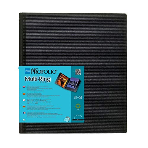 ProFolio by Itoya, ProFolio Multi-Ring Refillable Binder - A4 Size, 8.3 x 11.7 Inches