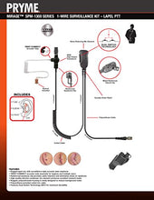 Load image into Gallery viewer, Pryme Quick Release Lapel Mic Earpiece for Motorola XTS5000 XTS3000 XTS2500 XTS3500
