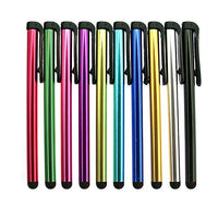 INNOLIFE Metal Stylus Touch Screen Pen Compatible with Apple iPhone 4 4S 5 5S 5C 6 6 Plus iPad Galaxy Tablet Smartphone PDA (20pcs in 10 Colors)