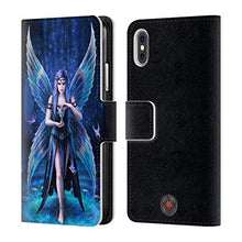 Load image into Gallery viewer, Head Case Designs Officially Licensed Anne Stokes Enchantment Fantasy Leather Book Wallet Case Cover Compatible with Apple iPhone X/iPhone Xs
