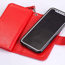 Load image into Gallery viewer, Best Shopper - iPhone XR PU Leather Wallet Flip Case Real Purse Phone Bag with Card Slot - Red
