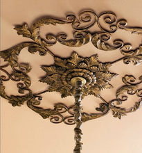 Load image into Gallery viewer, Large Old World Acanthus Leaf Ceiling Medallion
