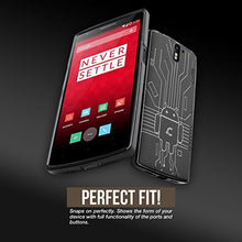 Load image into Gallery viewer, OnePlus One Case, Cruzerlite Bugdroid Circuit TPU Case Compatible for OnePlus One - Black
