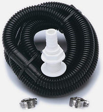 Load image into Gallery viewer, SeaSense BilgePump Plumbing Kit 1.125inx6ft w Ftng SS Clamps , Black
