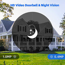 Load image into Gallery viewer, JeaTone Video Door Phone Intercom System,10 Inches Wired Video Doorbell System with IR Night VisionSupport Remote Unlock Door Release, Monitoring, Dual-Way Intercom for Villa Home Office Apartment
