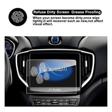 Load image into Gallery viewer, RUIYA 2017 Maserati Quattroporte Ghibli Specialized Size for 8.4-Inches Car Navigation Protective Film,Clear Tempered Glass HD and Protect your Eyes
