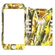 Load image into Gallery viewer, Camo Tree on Yellow Skin Hybrid Apple iPod Touch iTouch 5 5th Generation Rubber Hard Protector Cover
