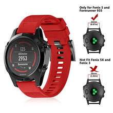 Load image into Gallery viewer, ZEROFIRE Bands for Garmin Fenix 5 and Fenix 5 Plus Watch Strap Replacement Silicone Band Compatible with Forerunner 935, 945, Approach S60, Quatix 5 Smartwatch, Including Anti-dust Plug - 3 Pcs
