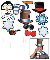 Snowman & Penguin Photo Stick Props (12 Pack) 7