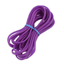 Load image into Gallery viewer, Aexit 4mm Dia Cord Management Tight Braided PET Expandable Sleeving Cable Wrap Sheath Cable Sleeves Purple 16Ft
