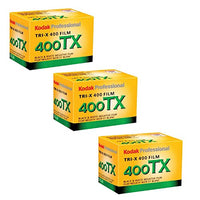 Kodak Tri-X 400TX Professional Black & White Film ISO 400, 35mm, 24 Exposures (3 Pack)