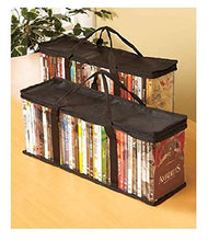 Load image into Gallery viewer, Set Of 2 Dvd Storage Bags (holds 40 Dvd&#39;s Each - 80 Total!)
