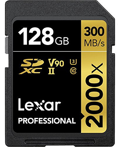Lexar 128GB 2000X Professional SDXC RDR UII, LSD128CRBEU2000R (RDR UII)
