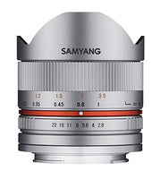 Samyang 8 mm F2.8 II Lens for Canon M Connection Silver