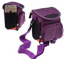 Load image into Gallery viewer, Navitech Purple Instant Camera Carrying Case and Travel Bag Compatible with The Fujifilm Share SP-2 Instant Camera (with Compartment Compatible with The Shots of Film)
