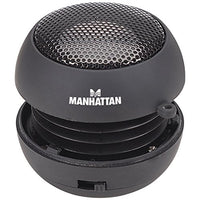 Mobile Mini Speaker, connects to iPod, iPhone, notebook computers, MP3 and portable CD/DVD players, hand-held games & more, Manhattan 161107
