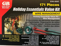 Gardner Bender 171 Piece Holiday Essentials Value Kit Wire Managment