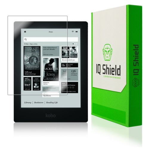 IQ Shield Screen Protector Compatible with Kobo Aura HD e-Reader LiquidSkin Anti-Bubble Clear Film