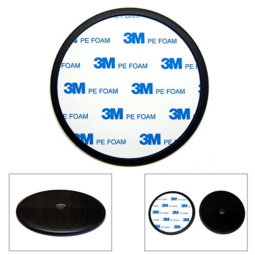 Ramtech 90mm 3M PE Foam Tape Car Truck Dash Dashboard Adhesive Sticky Suction Cup Mount Disc Disk Pad for Rand McNally Tablet GPS RV Tablet 70 80 & TND 70 80 Tablet GPS - DMD90