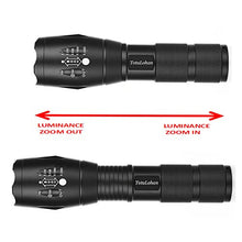 Load image into Gallery viewer, Military Grade 2000 Lumen 5 Mode LED Tactical Flashlight Torch for Hurricane Camping Biking Hiking Home Emergency,2 Pack
