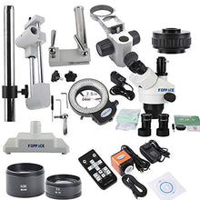 Load image into Gallery viewer, KOPPACE 3.5X-90X Stereo Microscope,16 MP HD Industrial Camera,Full HD 1080P 60FPS,HDMI Electronic Industrial Digital Microscope,Mobile Phone Repair Microscope,Includes 0.5X and 2.0X Barlow Lens
