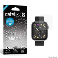 Catalyst 2X Screen Protector for Apple Watch Series 4 44mm Fingerprint Free, Microfiber Cleaning Cloth Included - iWatch Apple Accessories