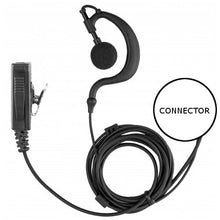 Load image into Gallery viewer, 2-Wire Earhook Earpiece Clip-On PTT for Hytera PD-602 662 682 X1e X1p Z1p Radios
