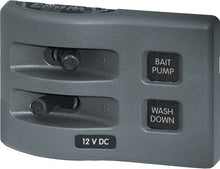 Load image into Gallery viewer, Blue Sea Systems 4303 WeatherDeck 12V DC Waterproof 2-Position Switch Panel
