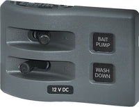 Blue Sea Systems 4303 WeatherDeck 12V DC Waterproof 2-Position Switch Panel
