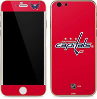 Skinit Decal Phone Skin Compatible with iPhone 6/6s - Officially Licensed NHL Washington Capitals Solid Background Design