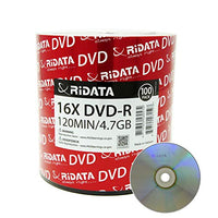 RiDATA DRD-4716-RD100ECOW 4.7GB 16X DVD-R 100 Packs Spindle Shrink Wrap