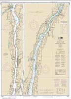 NOAA Chart 12347-Hudson River Wappinger Creek to Hudson by East View Geospatial