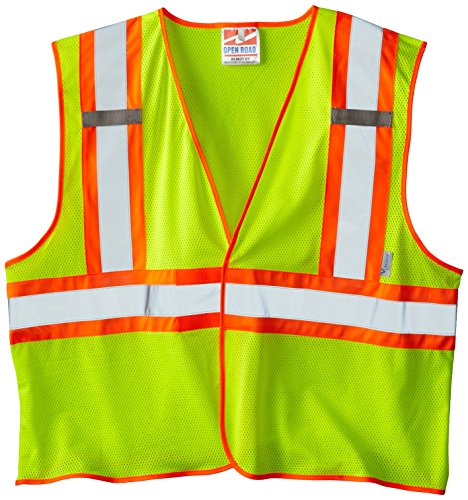Viking Open Road BTE Hi-Vis Reflective Safety Vest, Green, 4X-Large/5X-Large