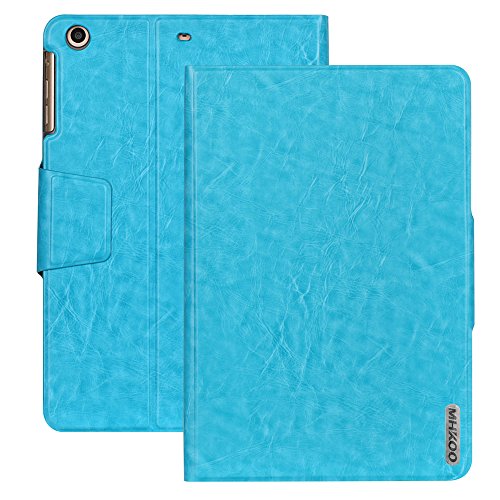 IPad Mini Cover,JOISEN IPAD Case PU Leather Sheath for Apple iPad Mini (iPad Mini 2,3)-Blue